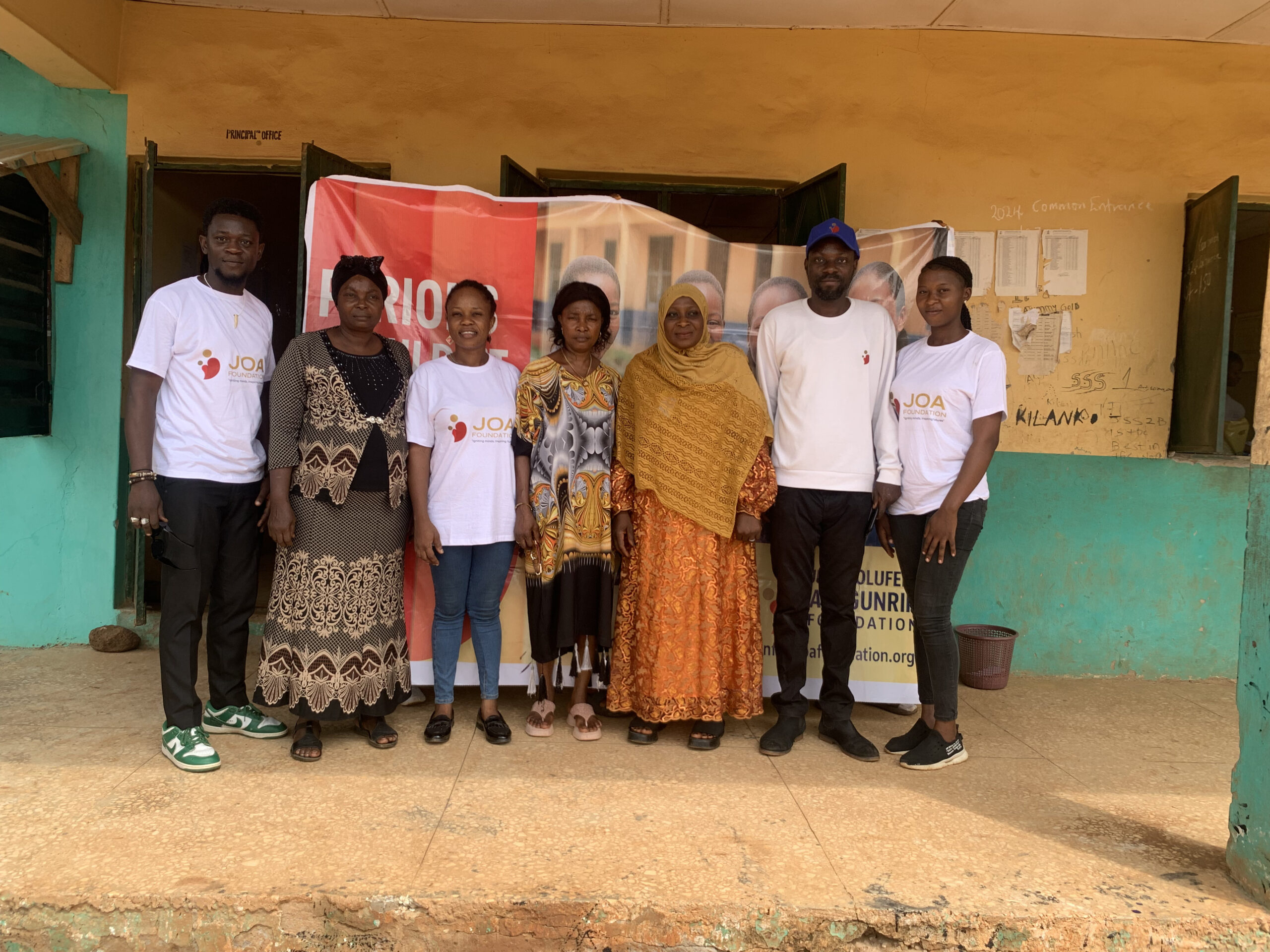 JOA Foundation team and beneficiaries